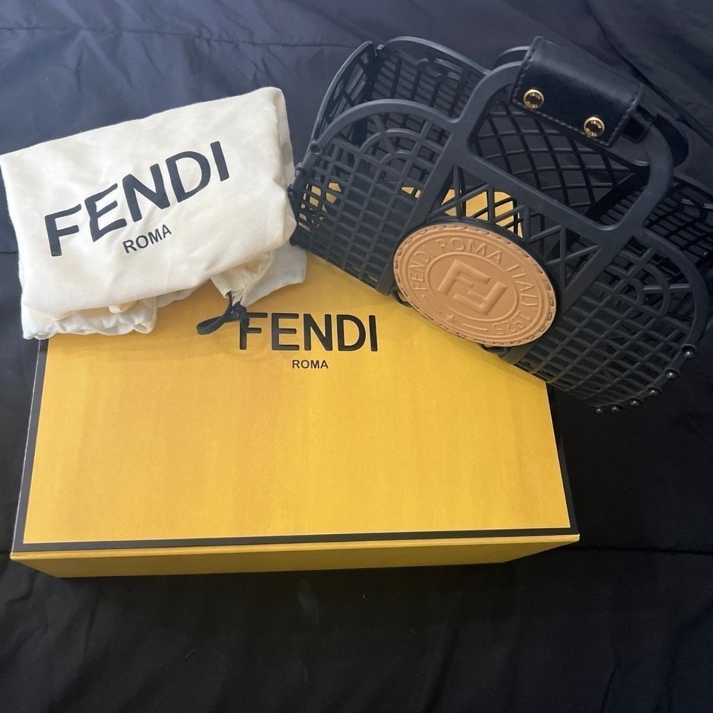 Fendi Black Basket Bag